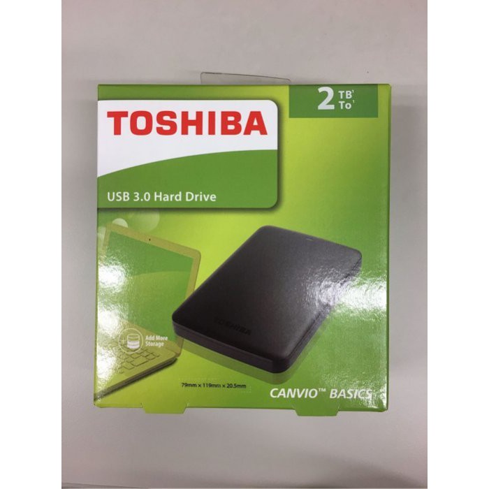 可刷卡 東芝 TOSHIBA 黑靚潮II 2T 2TB 2.5吋 USB3.0 行動硬碟 黑靚潮