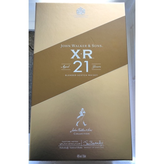 （可議）蘇格蘭 約翰走路 XR21 年 調和 威士忌 磁吸盒子 收藏盒 不含酒瓶 紀念盒 珍藏盒 收藏 紀念