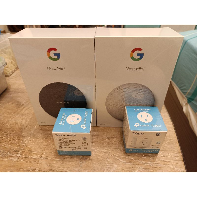 google Nest Mini 第二代 google助理 藍芽 音箱 +  P100智慧插座