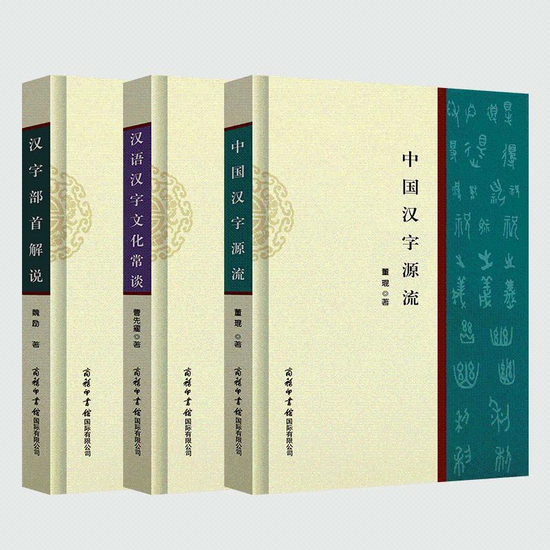 中國漢字源流 漢語漢字文化常談 漢字部首解說全3冊細說畫說給 蝦皮購物