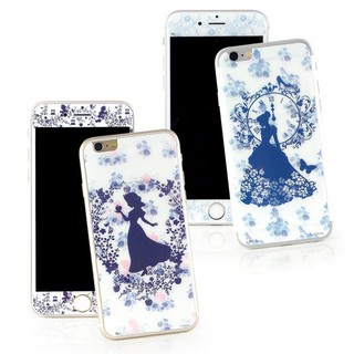 【Disney 】iPhone 6/6s (4.7吋) 強化玻璃彩繪保護貼-公主