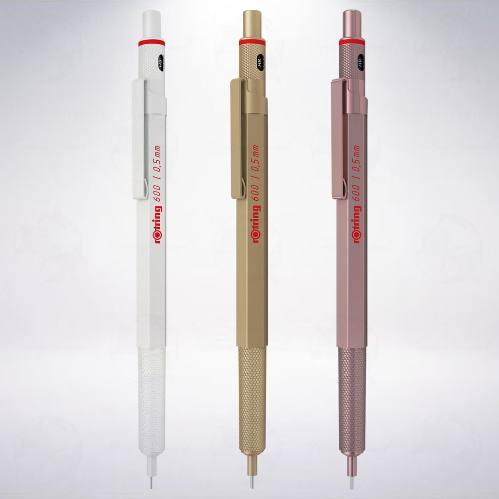 德國 紅環 rOtring 600 限定版自動鉛筆組 (3色各1)