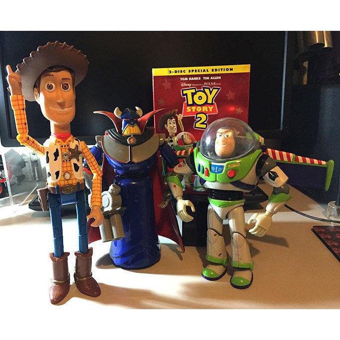 Toy Story2 玩具總動員2 復古發聲玩具三人包加贈特別美版 DVD