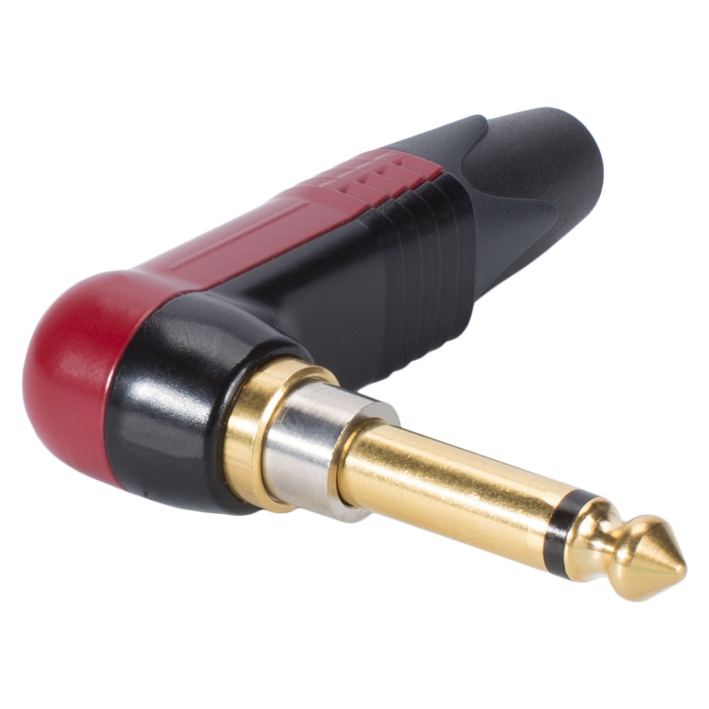 『現貨供應』 Neutrik NP2RX-AU-Silent TS 6.3 mm 導線 頭 接頭 鍍金 防爆音 L頭