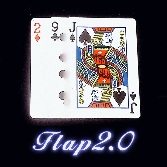 魔術道具完成品 二次變化撲克 (Flap 2.0) 變2次升級版 帶鎖定系統 簡單易學 超視覺衝擊 近距離魔術 近景魔術