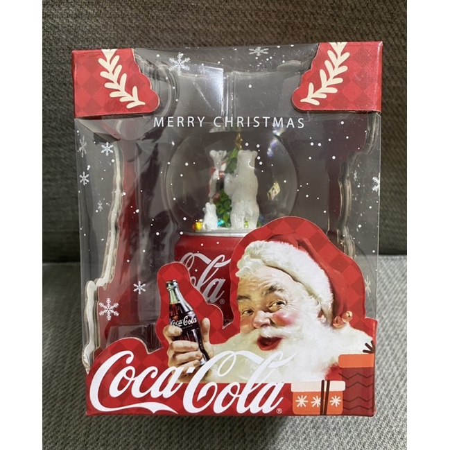 7-11 限定 可口可樂耶誕造型水晶球 可樂罐  禮物 聖誕節 生日 北極熊 交換禮物 全新