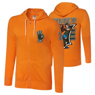 ☆阿Su倉庫☆WWE摔角 John Cena 15X Full-Zip Sweatshirt 江西南絕版長袖拉鍊連帽外套