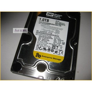 JULE 3C會社-威騰WD 黑標 1TB 1T WD1003FBYX 64M/雙處理器/良品/SATA 3 硬碟機