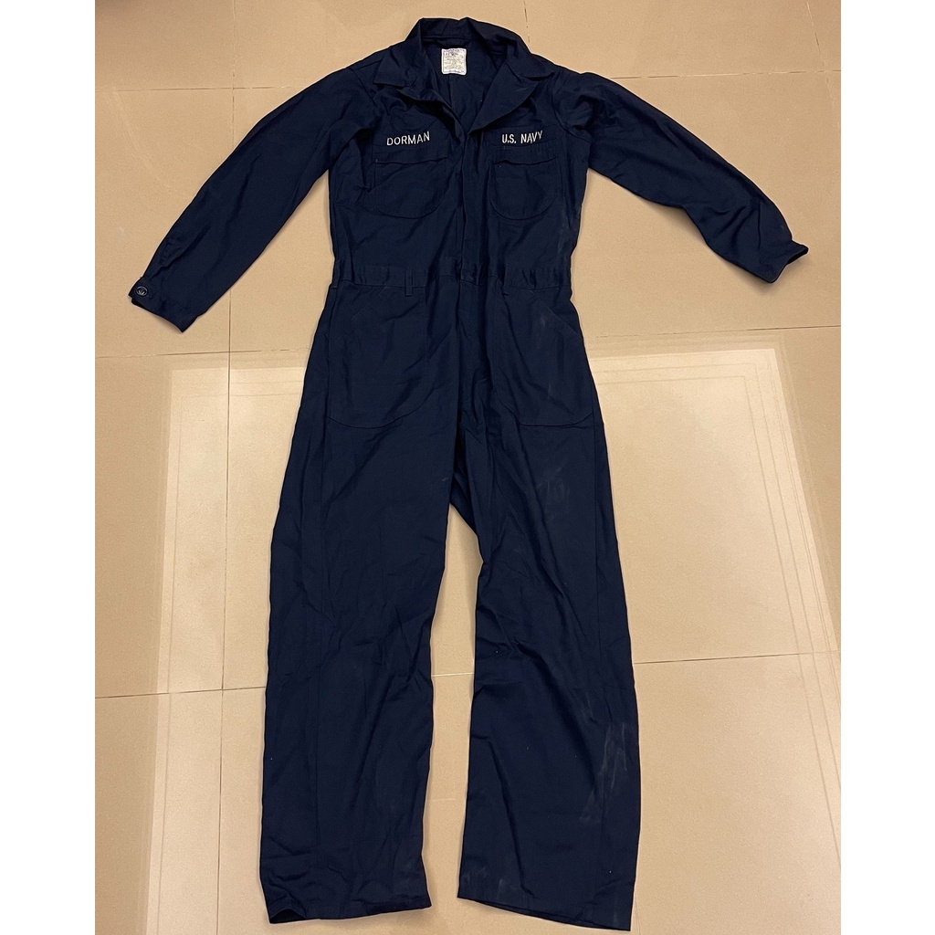 美軍海軍 公發 連身工作服 操作服 USN NAVY Coveralls Utility 舊版 蝦皮購物