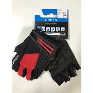 『時尚單車』Shimano Original 男用 半指手套 自行車手套 XXL(26.7-28.6cm)