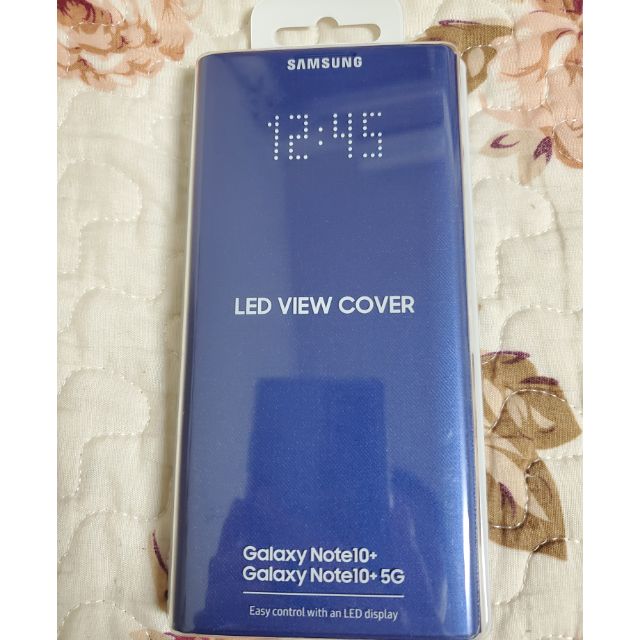 全新原廠三星Samsung Galaxy Note10+  6.8吋 原廠LED皮革翻頁式皮套（藍）