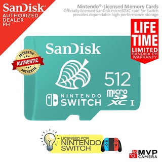 Image of 任天堂 Sandisk Nintendo Switch 512GB microSD 存儲卡