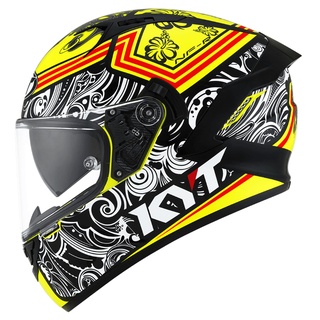 【KK】KYT NFR NF-R #S 黑/黃 彩繪 全罩式安全帽 全罩式 藍芽耳機槽 雙D扣