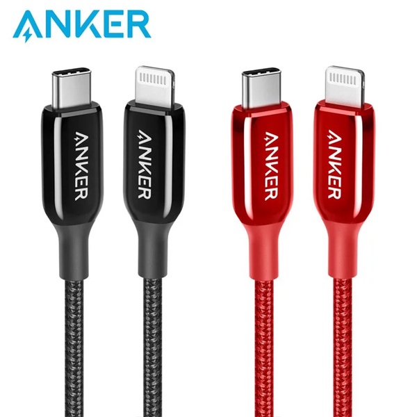 【Anker】 A8842 快充線 0.9M USB-C to Lightning