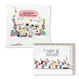 【莫莫日貨】hallmark 日本原裝進口 正版 Snoopy 史努比 立體卡片 生日卡 卡片 賀卡 16780