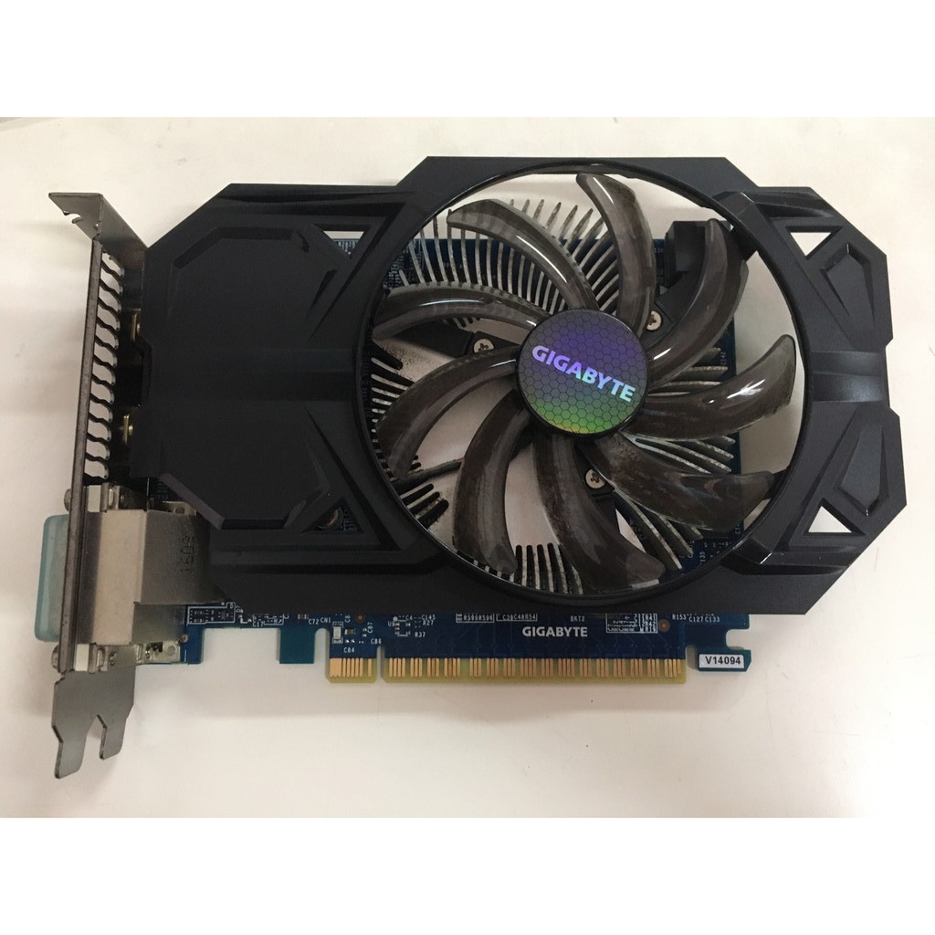 33@技嘉 GV-N75TD5-2GI GTX750 Ti/2G/四螢幕/超耐久DDR5 2G顯示卡&lt;二手良品&gt;