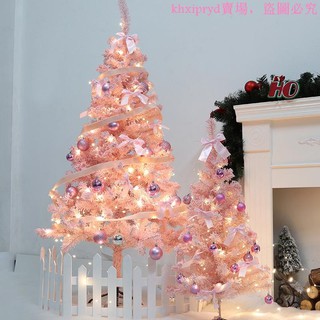 夢幻聖誕節 粉色植絨雪松 藍色聖誕樹 聖誕節 聖誕樹 聖誕樹套餐 商場裝飾品