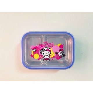 Hello kitty 304不鏽鋼便當盒 分隔層，全新未使用