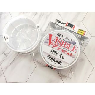 Sunline 磯釣母線 visible free 白色尼龍線150米#3、4