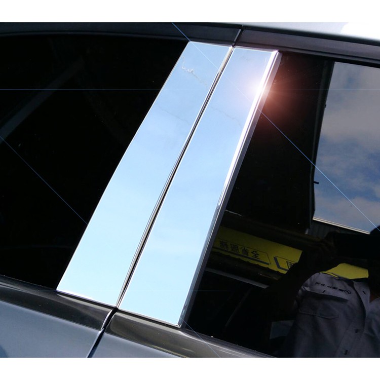 圓夢工廠 Benz C W205 C180 C200 C220 C250 2014~on 鍍鉻 車門 中柱 門柱蓋飾貼