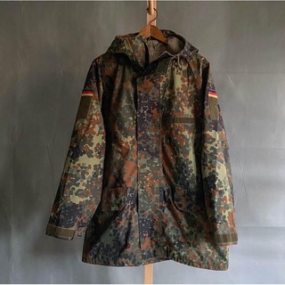瀰嶼｜德軍公發 flecktarn gore-tex級 Sympatex 輕量防水風衣外套 古著 二手