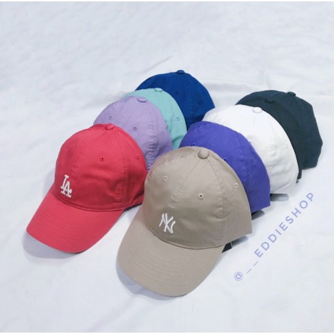 -ES- 現貨 韓國 KR MLB NY LA 刺繡 紐約 洋基 MLB老帽 硬版 老帽 電繡 小LOGO 可調式老帽