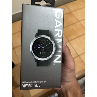 Garmin 3 智慧型手錶 GPS vívoactive Sports 行動支付智慧型手錶