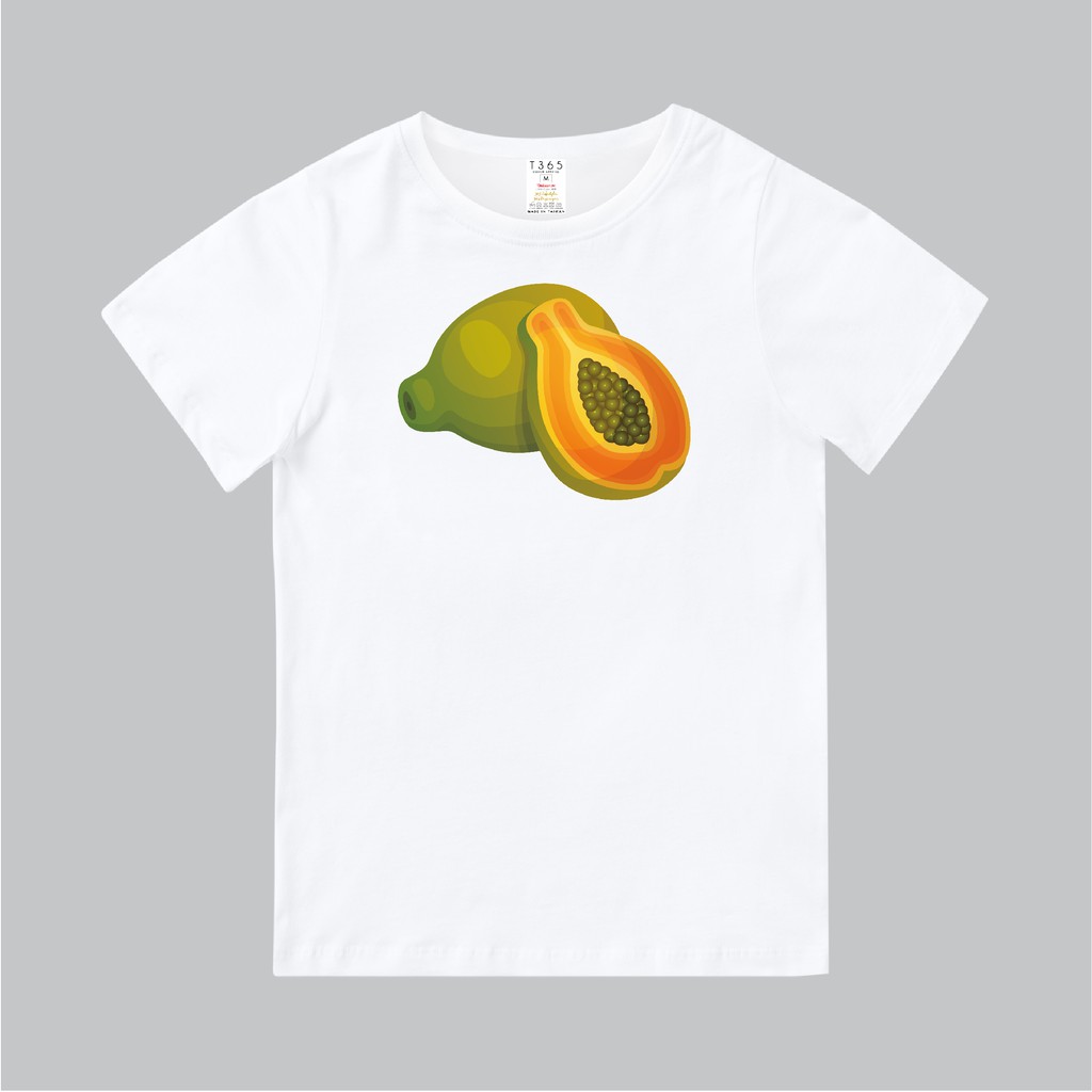 T365 MIT 親子裝 T恤 童裝 情侶裝 T-shirt 短T 水果 FRUIT 木瓜 Papaya