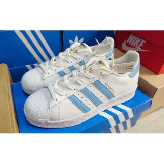 【小八】Adidas superstar J 天空藍 金標 S81018