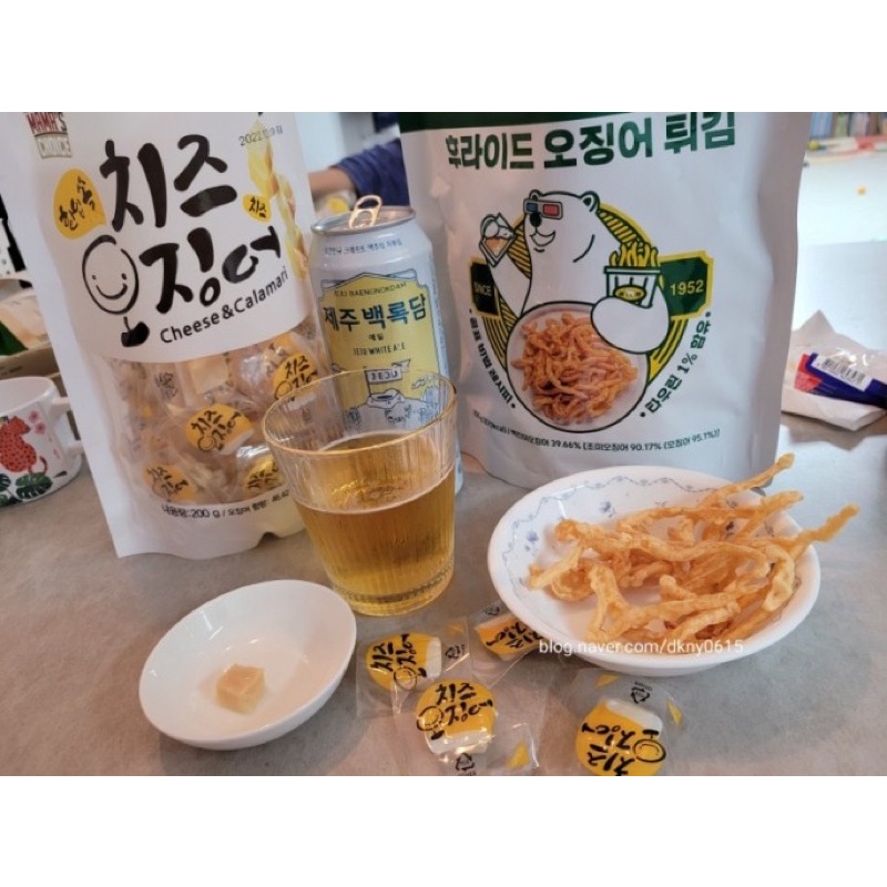 韓國 起司魷魚方塊 一口起司魷魚 零食