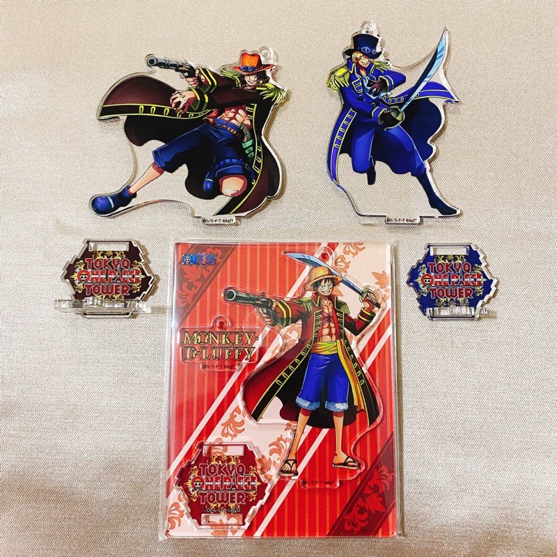 海賊王東京鐵塔立牌吊飾艾斯薩波魯夫三兄弟盃兄弟asl 航海王草帽商店 蝦皮購物