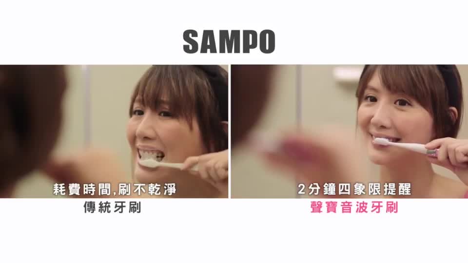 SAMPO聲寶 時尚型音波震動牙刷(共附刷頭5入) TB-Z1309L 電動牙刷 音波牙刷 牙刷 清潔 原廠保固 現貨