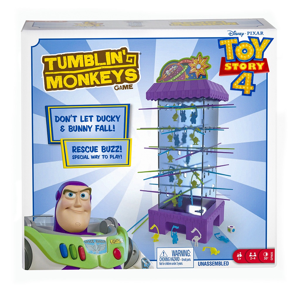 玩具總動員4大挑戰 Tumblin' Monkeys 英文版 桌遊 桌上遊戲【卡牌屋】