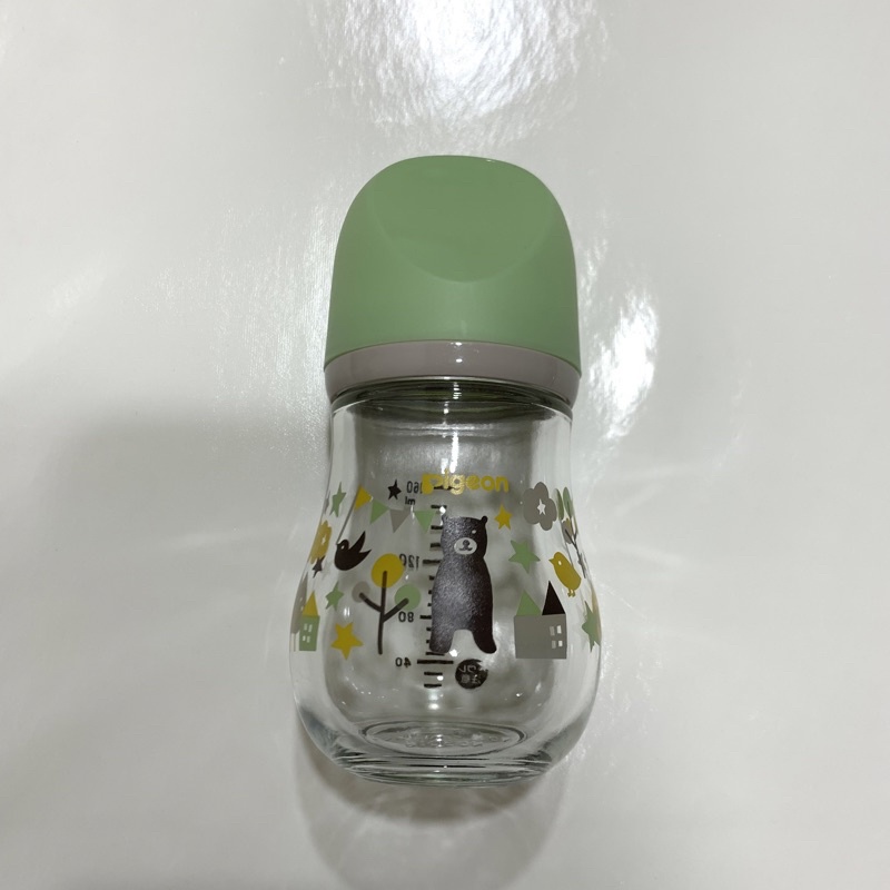 Pigeon貝親 設計款母乳實感玻璃奶瓶160mL
