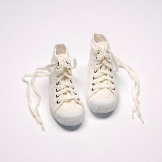 CIENTA 西班牙帆布鞋 61997 05 白色 經典布料 童鞋 高筒