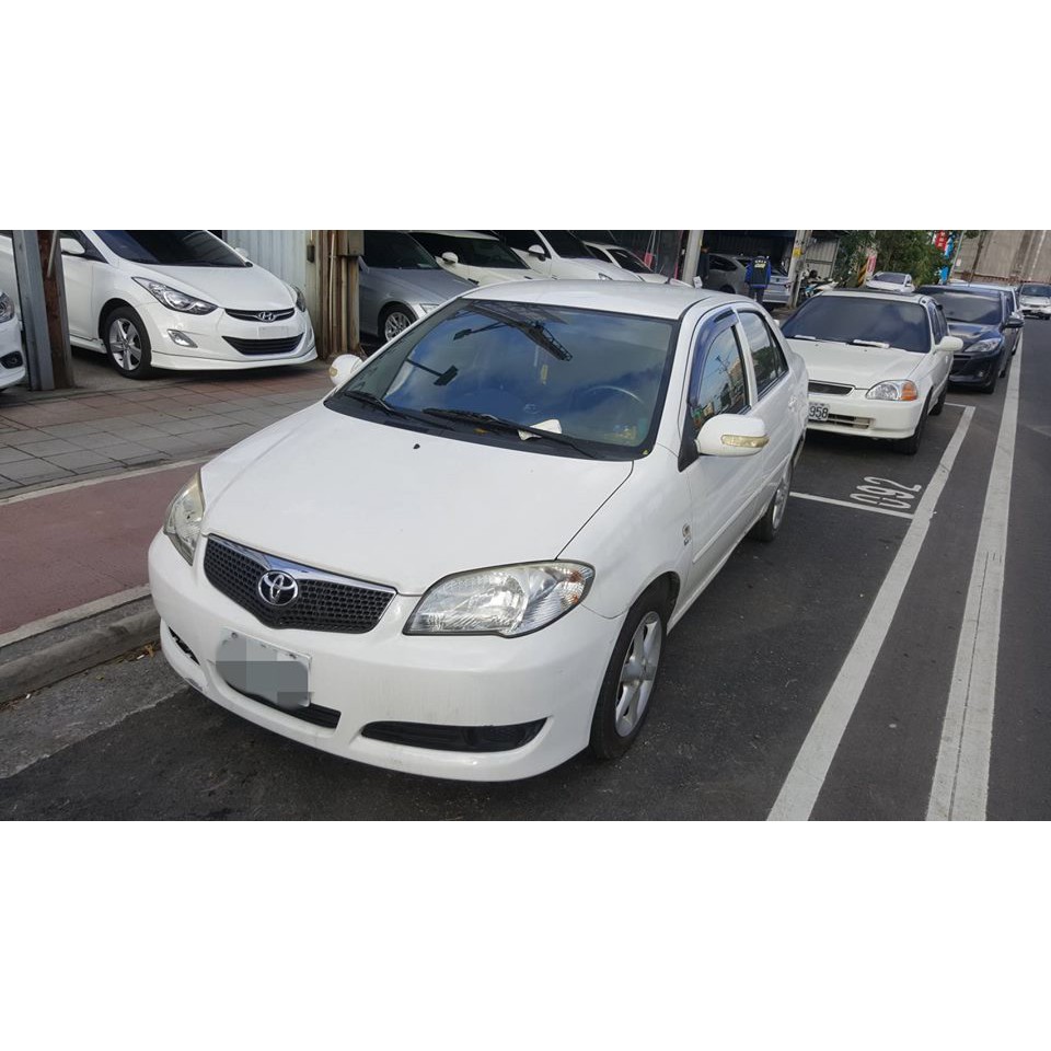 2006年 vios 白 搭配3500元交車方案 輕鬆貸款無負擔