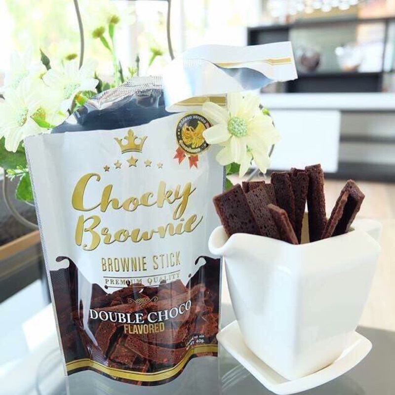泰國全明星狂吃 CHOCKY 布朗尼 脆皮巧克力條 咖啡良伴