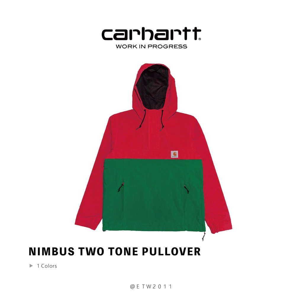 ☆ETW☆【台中店】CARHARTT WIP Nimbus Two Tone Pullover 衝鋒外套 歐版 現貨