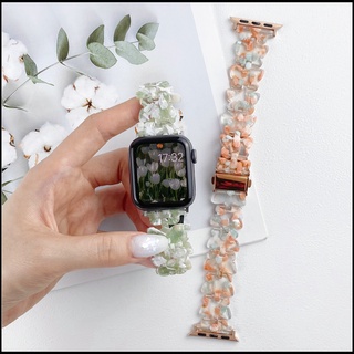 夏季新款 樹脂錶帶 適用於 Apple Watch 9 8 7代 6 5 4 SE 蘋果手錶錶帶41mm 45mm