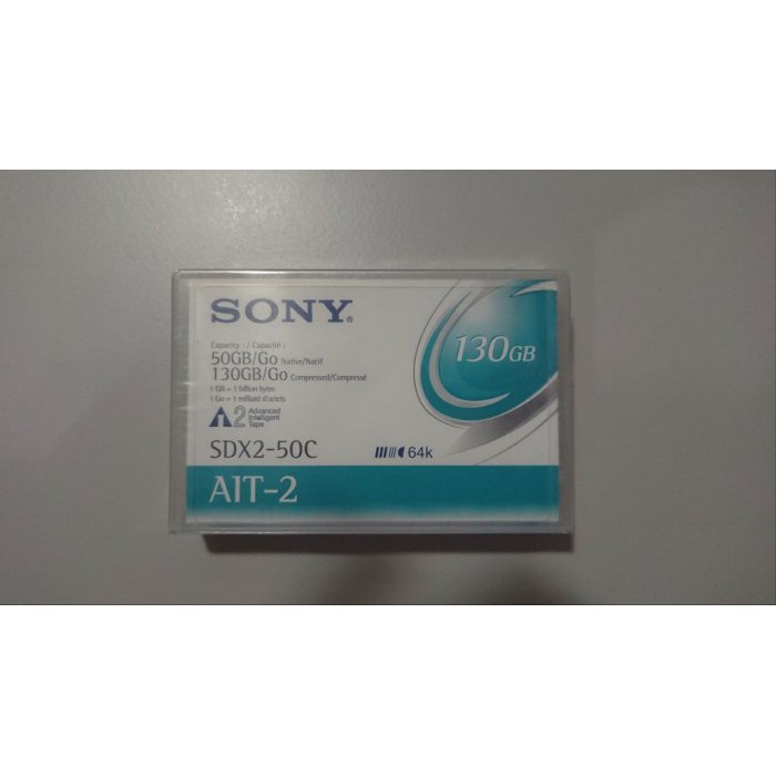 Sony AIT-2 SDX2-50C Data Cartridge Tape 數據磁帶