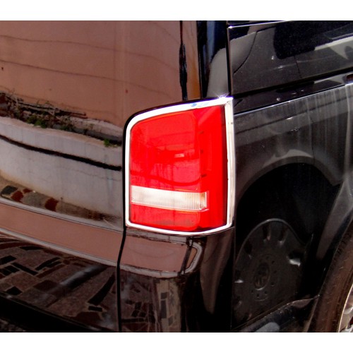 圓夢工廠 VW 福斯 Transporter T5 2009~2015 改裝 鍍鉻銀 車燈框 飾貼 後燈框 尾燈框