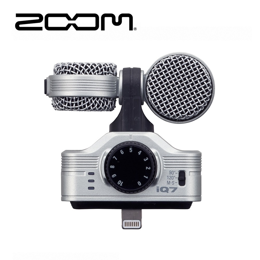 ZOOM IQ7 IOS MIC V2 MS型立體聲麥克風【敦煌樂器】