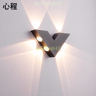 LED壁燈 戶外過道樓梯燈 北歐燈 現代簡約燈 背景牆壁燈 客廳臥室內床頭燈 裝飾燈 樓梯燈 戶外壁燈 壁燈