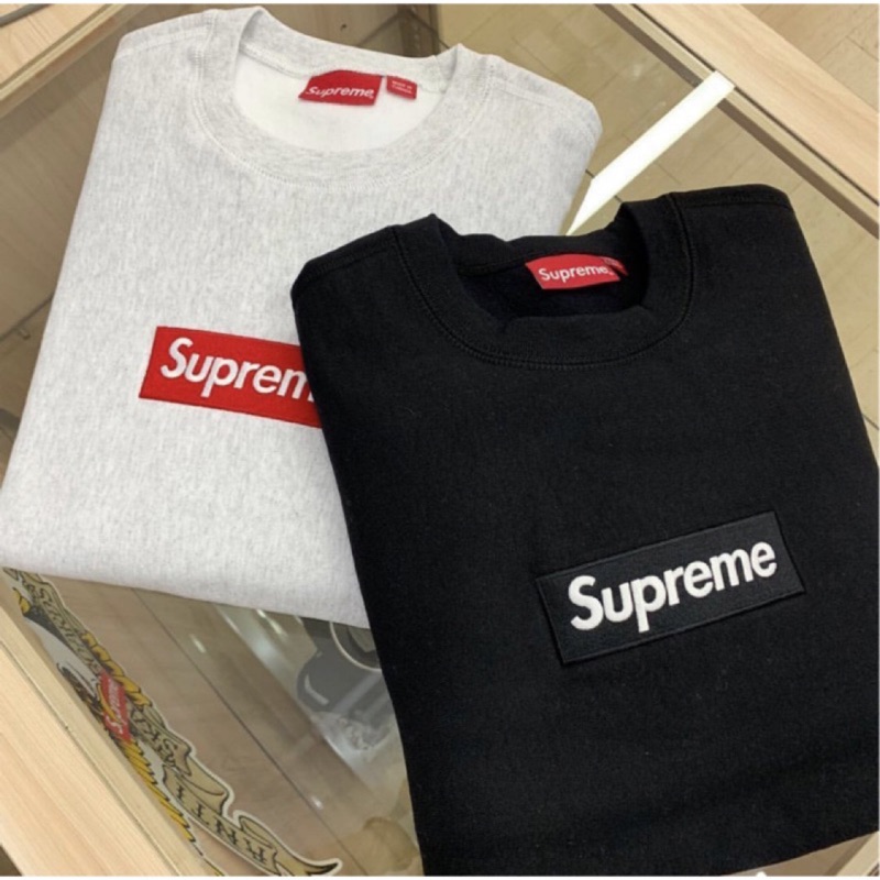 ワンピなど最旬ア！ Supreme Box Logo Crewneck 2018fw