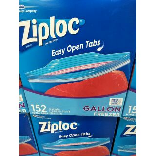 #302#Ziploc 雙層夾鏈冷凍保鮮袋-大 152入#921279好市多 密保諾 雙層夾鏈 冷凍 保鮮袋 大 夾鏈袋