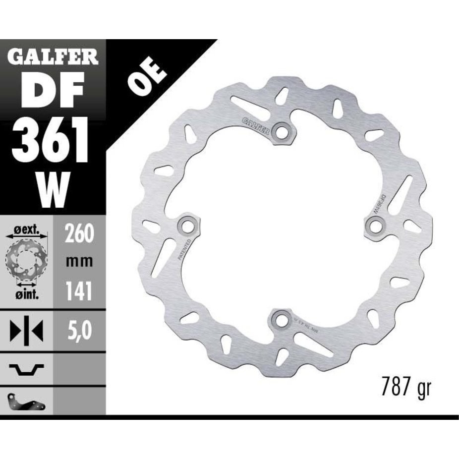 Galfer DF361W KLV1000 DL1000 DL650 V-STROM 碟盤