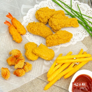 邪惡炸物 模擬食物 炸雞 薯條 炸蝦 越看越餓 食玩 造型磁鐵 冰箱貼 冰箱磁鐵 留言 提醒便條 辦公室小物 Zakka