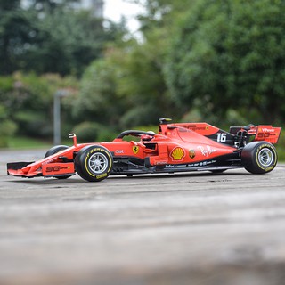 比美高Bburago 1:18 2019 法拉利 方程式F1賽車 SF90 #16 #5靜態合金塑料壓鑄汽車模型收藏玩具