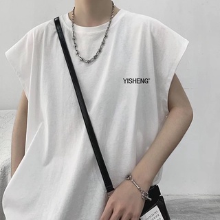 M~8XL胖哥哥背心 大碼背心 男生背心 夏季坎肩背心男 寬鬆學生ins港風潮流百搭簡約無袖t恤 男生運動上衣