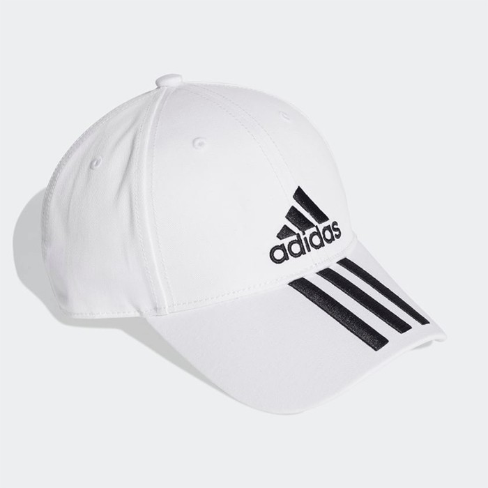 ADIDAS 老帽 白 帽子 6 PANEL CLASSIC 3S CAP系列  DU0197 【樂買網】